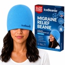 IceBeanie Migraine Relief Cap, nagu on näha Shark Tankil, Pehme & Stretchy Gel Pinge Peavalu Relief Cap, Extended Cooling Hangover Ice Hat, lõhnatu pea mähkimine Jääpakend, peavalu Migreen Mask