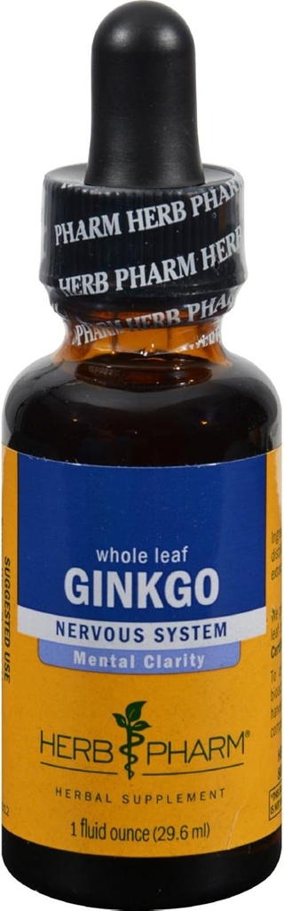 Herb Pharm Ginkgo Närvisüsteem - 1 fl oz