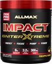 ALLMAX Nutrition - Impact Igniter Extreme Pre Workout Pulber - tsitrulliinmalaat, beeta - alaniin, kofeiin, tauriin ja veevaba betaiin (Pineapple Mango)