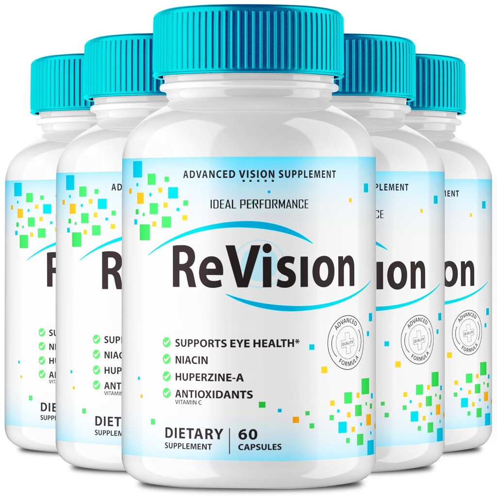 IDEALNE TULEMUSLIKKUS (5 pakendit) Revision Eye Supplement Pills Advanced Vision 2.0 Eye Care Complex Vitamin Capsules Pro (300 kapslit)