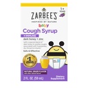 Zarbee's Baby Honey Cough Syrup + Immuun imikutele 12-24 kuud, ohutu ja efektiivne köha siirup rahustava tumeda meega ja tsink immuunsuse toetamiseks *, ravim ja alkoholivaba, viinamarjad, 2 fl. Oz
