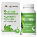 Herbsforever Gurmar kapslid | Gymnema Sylvestre taimsete täiendada | 7: 1 kontsentreeritud ekstrakt | toetab tervislikku eluviisi | 60 Veg kapslid | Non-GMO & Vegan