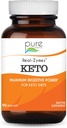 Real-ZymesTM KETO seedeensüümide täiendus probiootikumidega parema seedimise jaoks - looduslik toetus puhumise, gaasi, Belchingi, kõhulahtisuse, kõhukinnisuse, IBS jne leevendamiseks - 90 kapslit