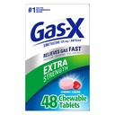 Gas-X Extra Tugevus Näritav gaasivabastus tabletid Simethicone 125 mg, Cherry - 48 Count