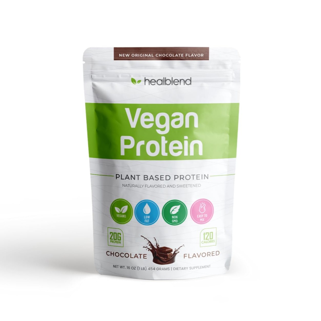 Taimepõhine valgupulber Vegan Dieet täiendus - Gluteenivaba, mitte-GMO, erütritool-vaba, soja-vaba, piimavaba herneproteiin naistele ja meestele