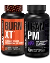 Jacked Factory Burn-XT kliiniliselt uuritud termogeenne kaalulangus (60 kapslit) - Lean PM MAX uneabi (120 kapslit) isu pärssimiseks (180 kapslit)