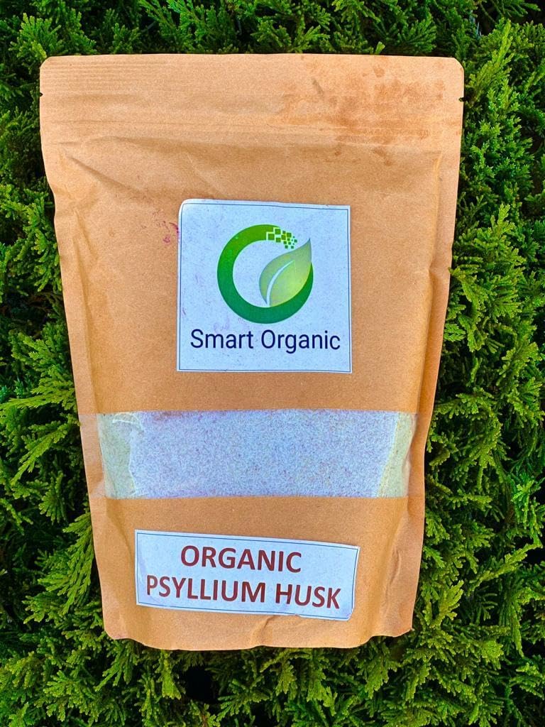 Orgaaniline Psyllium Husk, Keto Sõbralik, Vegan, Gluteenivaba, USDA sertifitseeritud orgaaniline, mitte-GMO, lahustuv ja lahustumatu kiudallikas 16 Ounce (16 oz)
