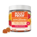Bulletproof Sugar-Free Orange Maasikas Vitamiinid A + D + K Gummies, 60 Count, Keto täiendus südame, luu ja immuunsüsteemi tugi, uus ja täiustatud valem ja tekstuur, Pakend võib varieeruda