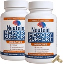 Natural Brain Booster mälu, & Brain Health - Extra Tugevus Taim-põhine kognitiivne tugi täiendus täiskasvanutele ja vanuritele, valmistatud USAs (2 Pack, 120 kapslit)