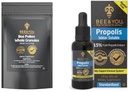 BEE ja You Bundle, Bee Pollen graanulid, 5oz kott, 100% loodusliku taruvaigu ekstrakti tilgad, Ultra Pure, Immune Support Supplement, Superfood, Antipxidants, Vitamiinid