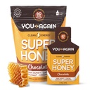You Again Super Honey Chocolate Packets | Workout Clean Energy Gel Packs | Cycling, Endurance, Running Gel or Energy Snack | Paleo & Carnivoor Snack | Gluteenivaba | Made in USA | 8 Count