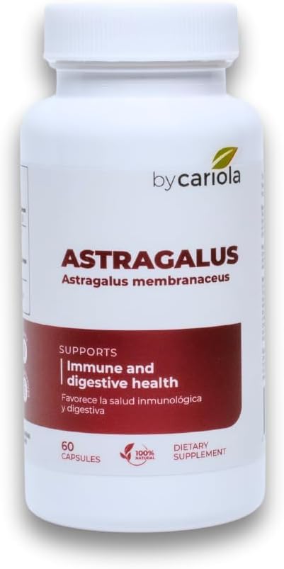 Astragalus Juurkapslid - Immuunsüsteemi Ja Seedetrakti Tugi - Looduslik Valem, Suurendab Energiat, Parandab Seedimist - Astragalus Membranaceus ekstrakt - 60 Loeng (30 Servings)