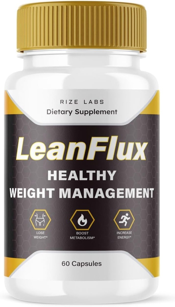 Rize labs LeanFlux - Lean Flux kaalulangus suurendada PVT taset, Leanflux Reviews Non-GMO lihtne neelata täiendada pillid, Gain Brown Adipose Tissue BurnFat (60 kapslit)