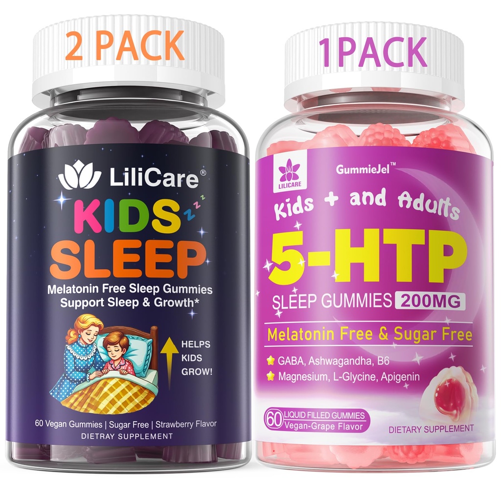 5HTP magneesiumglütsinaadiga kummikud + lapsed unekummid - magneesiumglütsinaatkummid