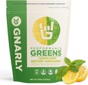 Gnarly Nutrition Greens Superfood Powder – Sidrun Mint Performance Super Greens Powder – NSF sisu sertifitseeritud – orgaanilised, probiootikumid ja olulised mikrotoitained – Sidrunmünt, 11.64 oz
