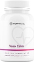 Vaso Calm - Tervislik vere tasakaalu täiendus - funktsioonid Fermenteeritud küüslauk, seller ja viinamarjaseemne ekstrakt, Hibiscus ja vitamiin K2 - valmistatud USA-s