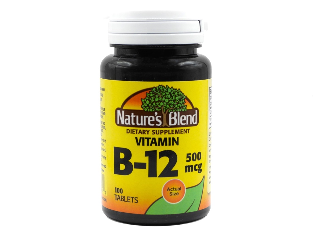 Looduse segu Vitamiin B-12 500 mcg 100 tabletti