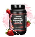 DMoose Grass Fed Whey Valgupulber - lihaste kasvu ja taastumise jaoks, looduslikult magustatud ja maitsestatud, rikas aminohapetes, kiire neelav jõudlus valem (2 Lbs, maasikas)