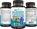 BioFinest põiekontrolli täiendus meestele ja naistele - 120 Veg. Kapslid - Saw Palmetto, Jõhvikas, kõrvitsaseemned, E-vitamiin, Boswellia, Dandelion Juur - Kuseteede põie tervis - valmistatud USAs
