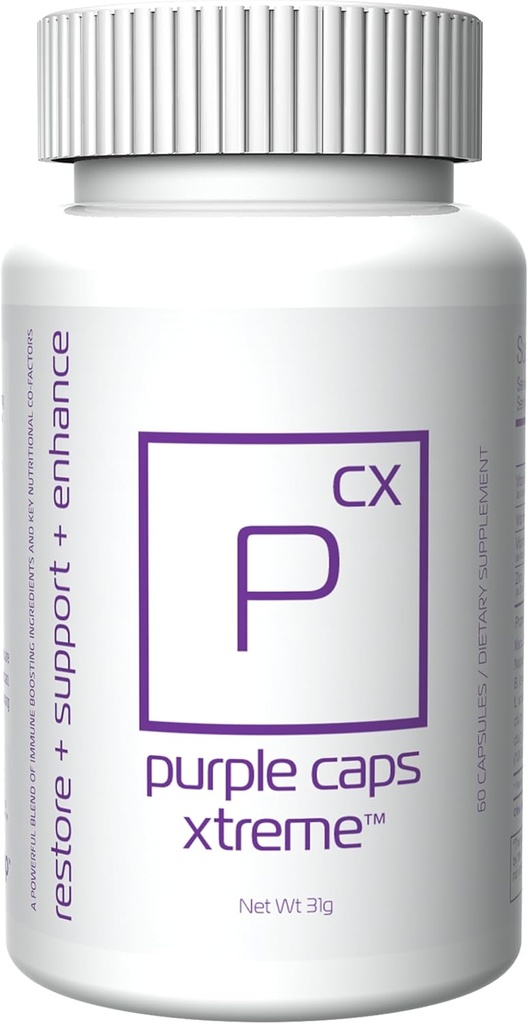 Global Purple Caps Xtreme - toidulisand vitamiinide ja mineraalidega Rotkin Wellness - 60 kapslit