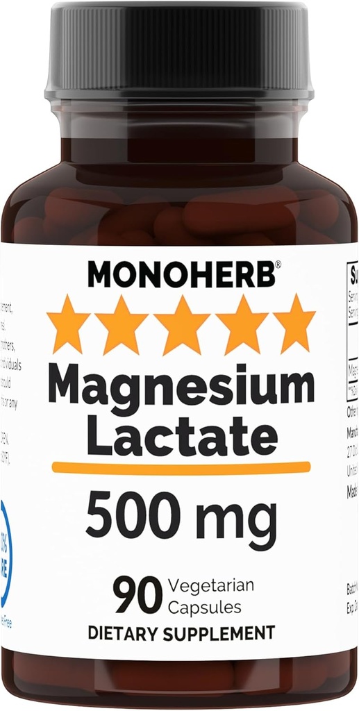 Magneesiumlaktaat 500 mg - 90 taimekapsel