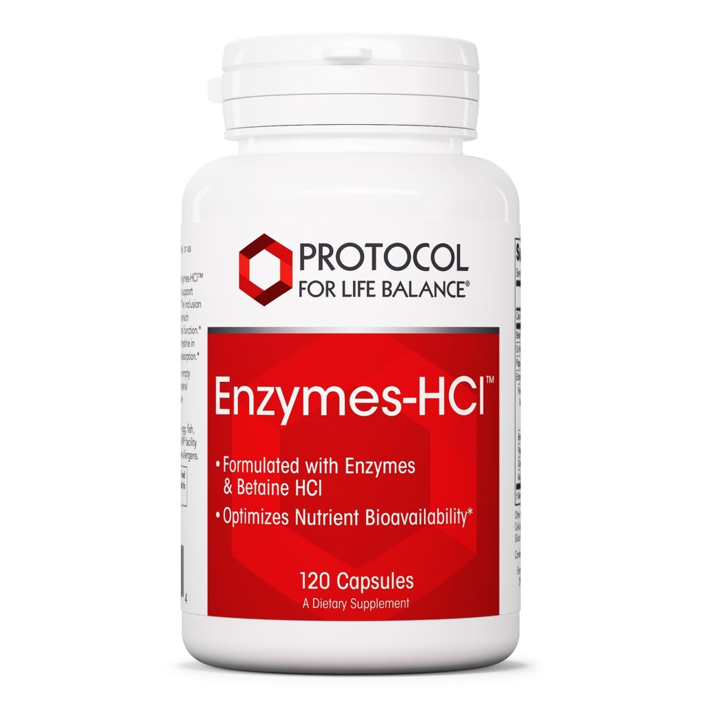 PROTOKOLL LIFE BILANCE Ensüümid-HCl - Seedeensüümid Bromelainiga - Proteaaside täisspekter - Seedetrakti lisand - Soja- ja piimavaba - 120 kapslit