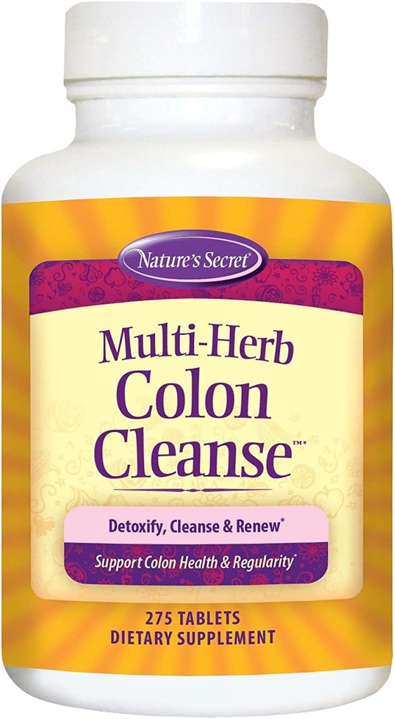 Nature's Secret Multi-Herb Digestion & Detox Support - 275 tabletti - 3 Pack