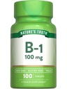 Looduse tõde Vitamiin B1 100mg (tiamiin) | 100 Count | Vegan, mitte-GMO ja gluteenivaba toidulisand