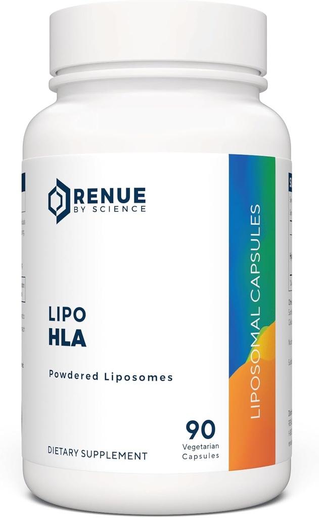Renue by Science Hüaluroonhape | HLA Liposomaalsed hüaluroonhappe lisandid | 90 Acido Hialuronico kapslid - 150mg hülunaarhapet serveerimise kohta | Mitte-GMO | Valmistatud USA-s Kolmanda osapoole testitud