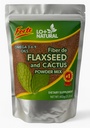 Linaza con Nopal Forte - 8 oz - 100% looduslik linaseemnete ja Nopal kaktuse pulber - kiudainerikas seedetrakt - maandatud segu toidulisand - vegan ja mitte-GMO
