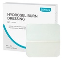 Dimora Hydrogel Burn Dressing 4 " x 4" - Burn and Haound Dressing Instant Cooling Relief väikeste põletuste ja haavade jaoks, rahustav niiske põletuspadjad 1.-2. astme põletused, lõiked, marrastused (10 loend)