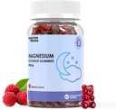 Magneesium Glütsinaat Gummies 400mg, Täiskasvanud Suhkruvaba Magneesium Glütsinaat Lisand, Lihased, Luu Toetus - 60 Orgaaniline Gummies