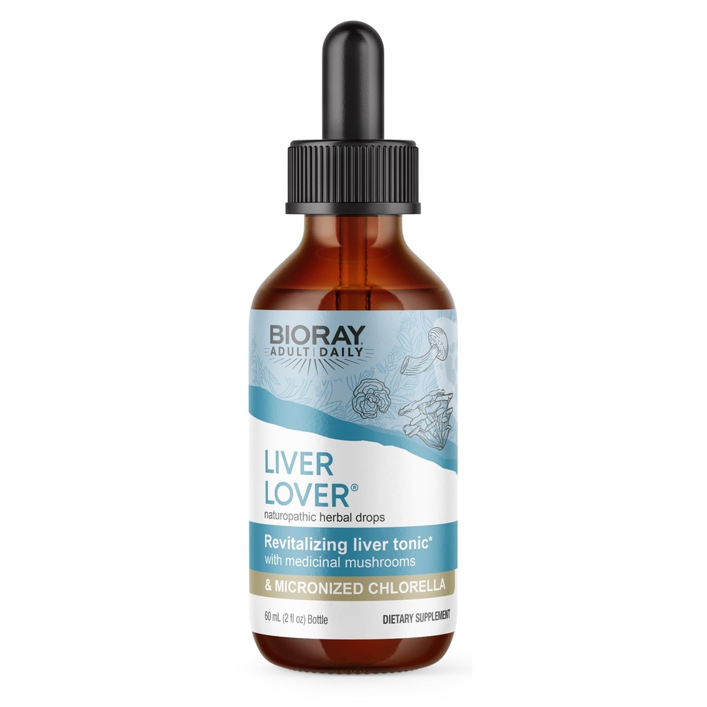 BIORAY Daily Maks Lover - 2 fl oz - toetab maksa ja neerupealisi - mitte-GMO, vegan, gluteenivaba