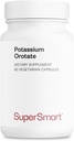 SuperSmart Kaalium Orotate Supplement 450mg päevas (Enhanced Absorption) - Kaalium Orotic Acid | Non-GMO & Gluten Free - 60 Vegetarian Capsules