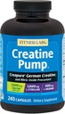 Fitness Labs Kreatiin Pump L-tsitrulliin, L-arginiin ja Kreapur Kreatiin Monohüdraat - 240 kapslit