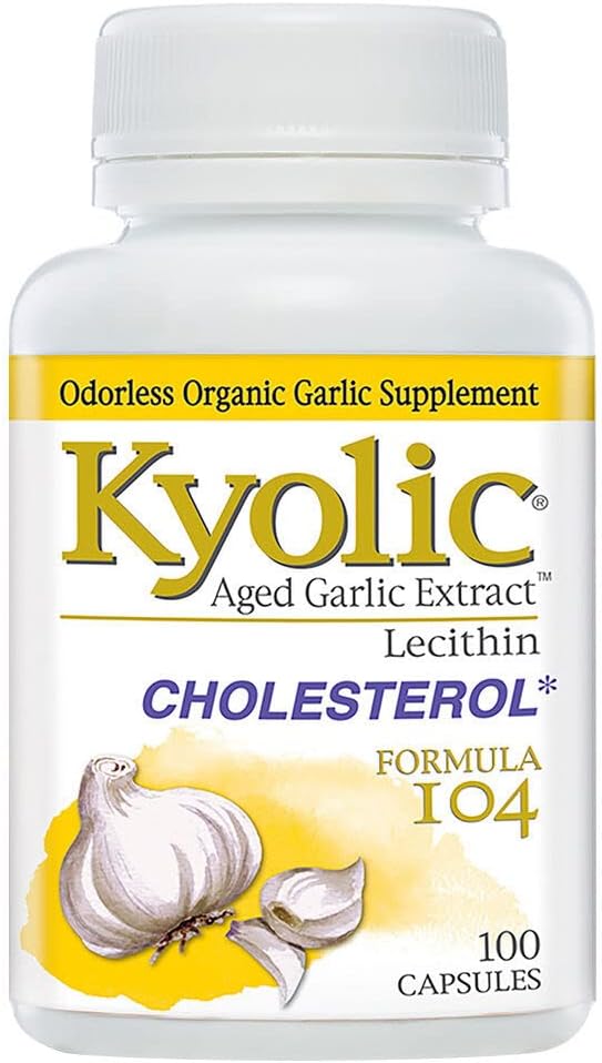 Kyolic Aged Küüslauguekstrakt Kolesterool Formula 104-100 kapslid
