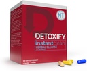 Detoxify – Instant Clean – 4 kapslit – professionaalselt formuleeritud taimsed detox kapslid – täiustatud Metaboost, Milk Thistle Extract, Uva Ursi & Ginseng Extract - Plus Sticker