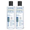 Dermasolve Eczema Relief Shampoo - Flare Control peanahk ja Dandruff Free ravi, mis kaitseb, niisutab ja parandab nahka lastele ja täiskasvanutele - Steroid Free (2-Pack)