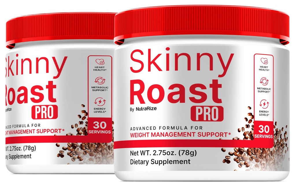 (2 Pack) Skinny Roast Pro - Premium Powder valem üldise tervise ja sobivuse jaoks, SkinnyRoast Pro tervisliku eluviisi toetamiseks ja energia säilitamiseks, ametlik Skinny Roast Pro Jar Review (60 Servings)