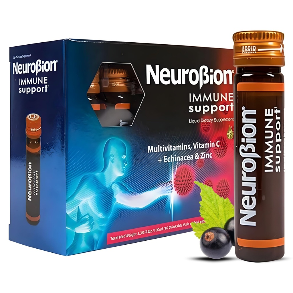 Neurobion Immune Support koos Echinacea & Tsink 10 viaali x 10 ml