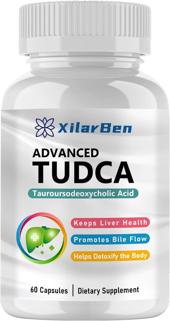 Üldine TUDCA lisa- maksa tugi, puhas Detox&Repair, Ultra Tugevus Sapisool TUDCA 1000mg 60 kapslit