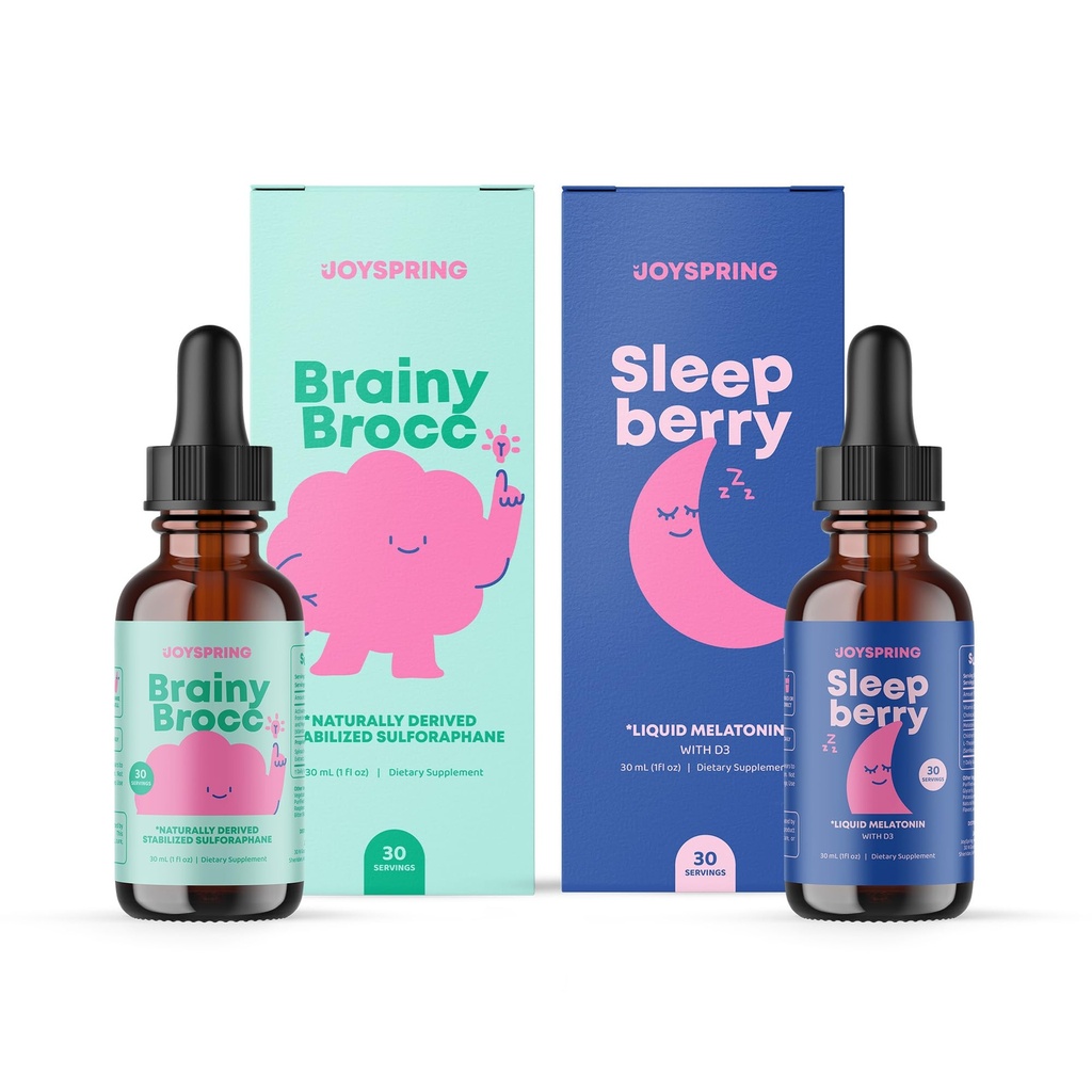 JoySpring SleepBerry Vedel melatoniin ja sulforapaani lisand lastele