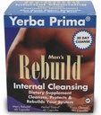 Yerba Prima puhastavad mehed Rebuild Kit - 30-päevane sisemine puhastuslisand, mis on mõeldud meestele - eesnäärme ja käärsoole tervis - neerud ja maks - looduslik taimne Psyllium Fiber, Aloe Vera, piimaohakaseeme
