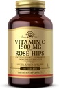 Solgar Vitamiin C 1500 mg koos Rose HIPS, 90 tabletti - Antioksüdandid ja immuunsüsteemi tugi - üldine tervis - toetab tervislikku nahka ja liigeseid - mitte-GMO, vegan, gluteenivaba, piimavaba, Kosher - 90 Servings