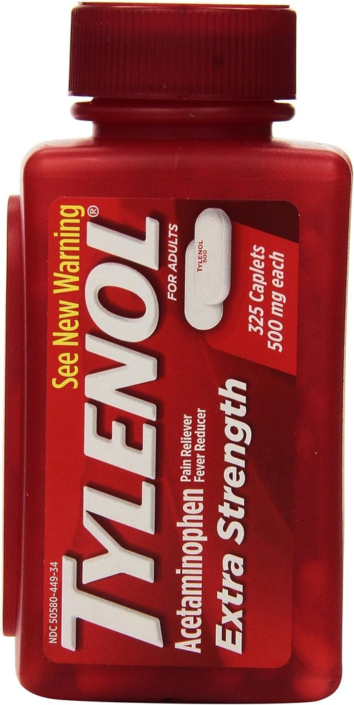 Tylenol Extra Tugevus Atsetaminofeen 500 Mg 325 kapslid