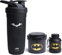 Smartshake DC Comics Bundle – Batman Stainless Steel Protein Shaker 900 ml koos Funnel 110 ml ja Storage Containers 200 ml.