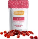 B12 Gummy Vitamins - 1500 mcg Vitamin B12 Gummies for Adults and Kids - Helps with Energy, Metabolism, Bone Nervous System Support - Raspberry Flavor - 60 Count - 60 Day Supply
