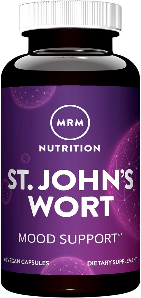 MRM Toitumine Naistepuna | 0,3% Hüperitsiin 450mg | Meeleolu + heaolu toetus | Gluteenivaba + vegan | 60 kapslit