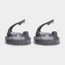 NutriBullet Flip Top To-Go Lid (komplekt 2),Grey, .25 Lbs
