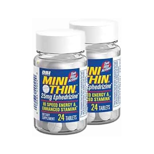 DBI Distribution - MiniThin - Two-Way 25mg Ephedrisine 24ct pudel - 2 Pack